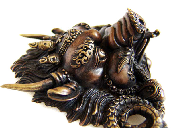 Chhepu Garuda's Brother Eating Naga Mask