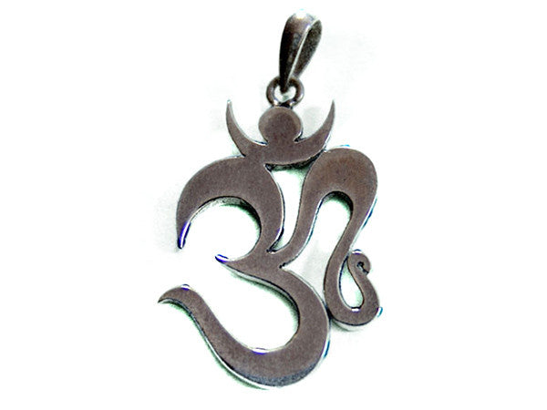 Om Silver Pendant