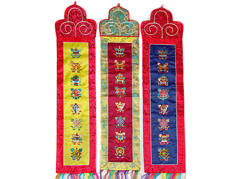 8 Auspicious Symbols Wall Hanging