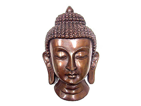Copper Buddha Mask
