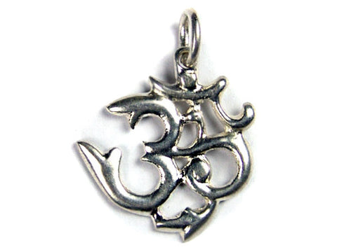 Silver Om Pendant