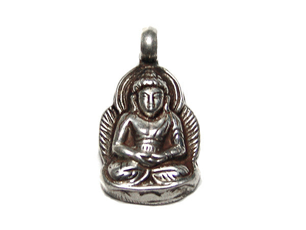 Silver Buddha Pendant