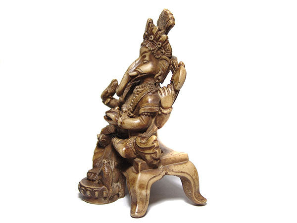 Ganesh on Throne Statue