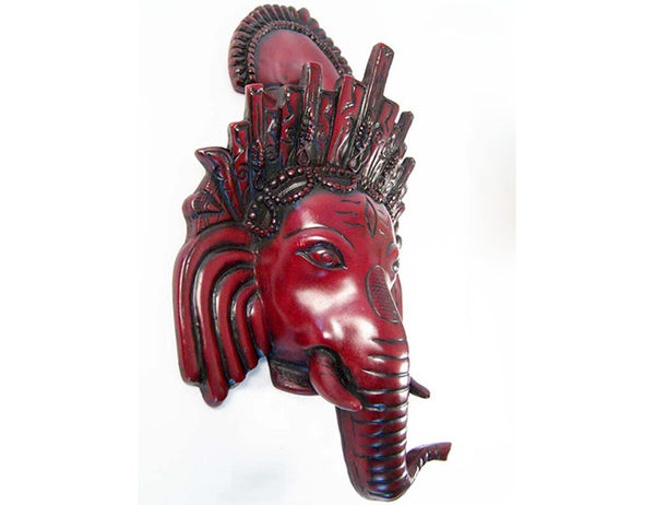 Red Ganesh Mask
