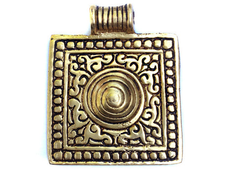 Square Cone Naga Tribal Pendant