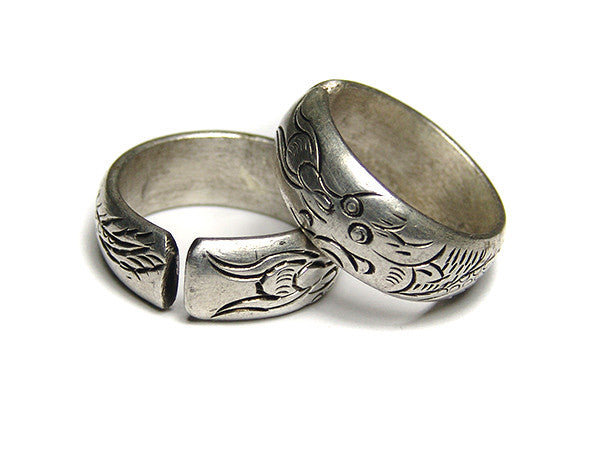 Dragon Tibetan Silver Ring