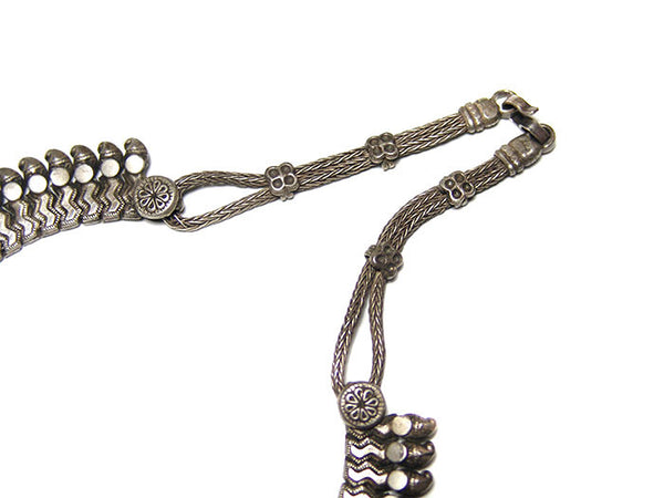 Rajasthani Indian Tribal Silver Necklace
