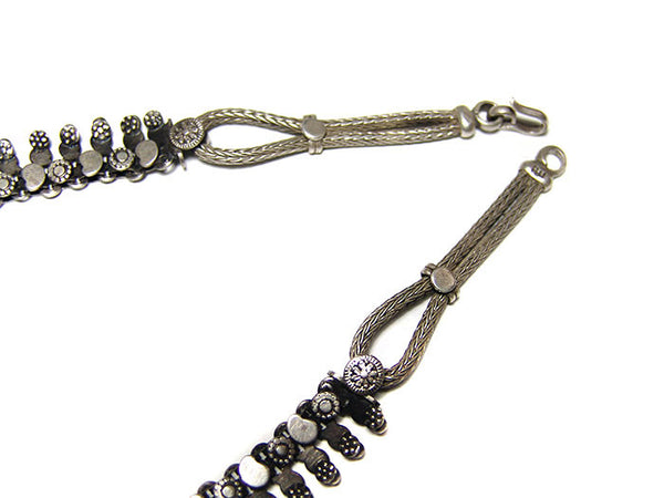 Silver Spike Necklace