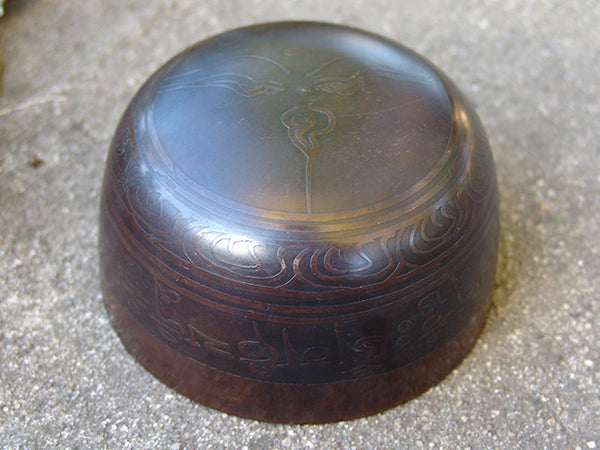 D Sacral Chakra Buddha Eyes Singing Bowl 4"