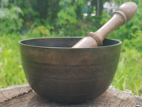 E Solar Plexus Chakra Singing Bowl 5"