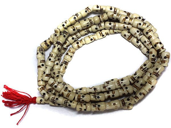 Skull Prayer Beads Bone Mala