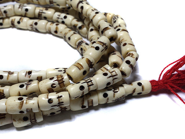 Skull Prayer Beads Bone Mala