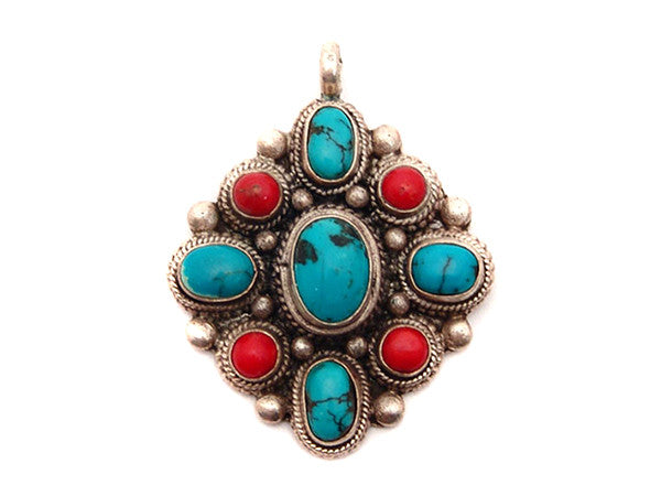 Turquoise Sterling Silver Pendant