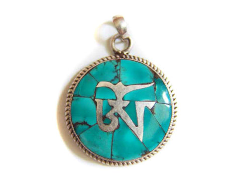 Tibetan Om Pendant
