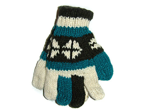Magnificent Hand-Knitted Tibetan Woolen Glove