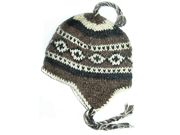 Yeti Tibetan Hand Knitted Woolen Winter Hat